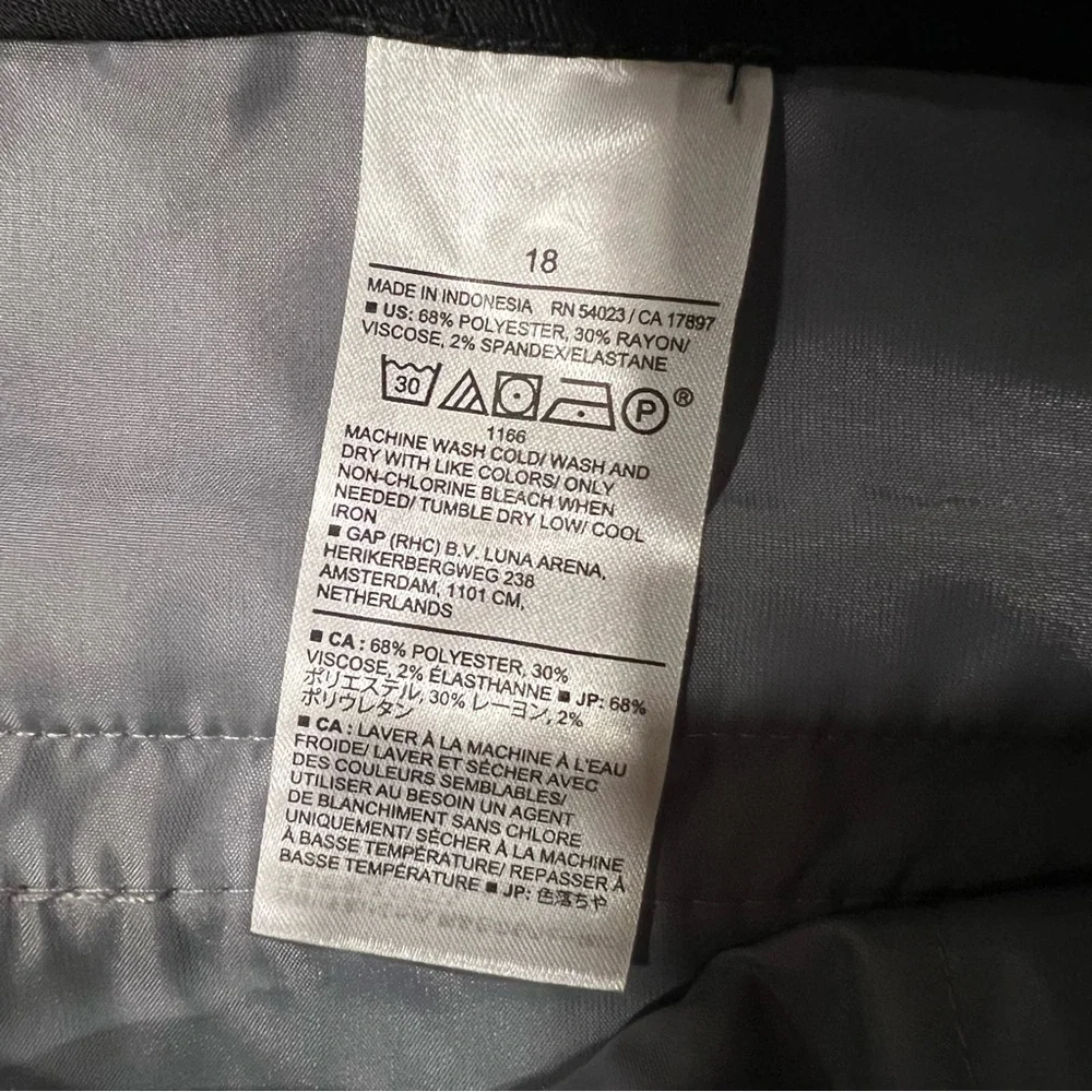 New Banana Republic Grey Heather Ryan pant Size 18 16 Slim Fit straight leg BR28 - Picture 13 of 15